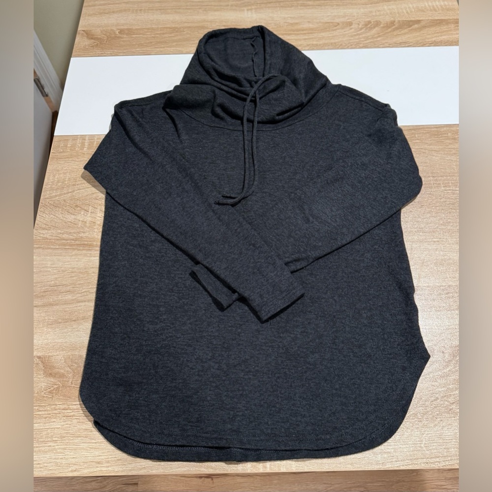 PrAna Freida Women’s black cowl neck sweater size small